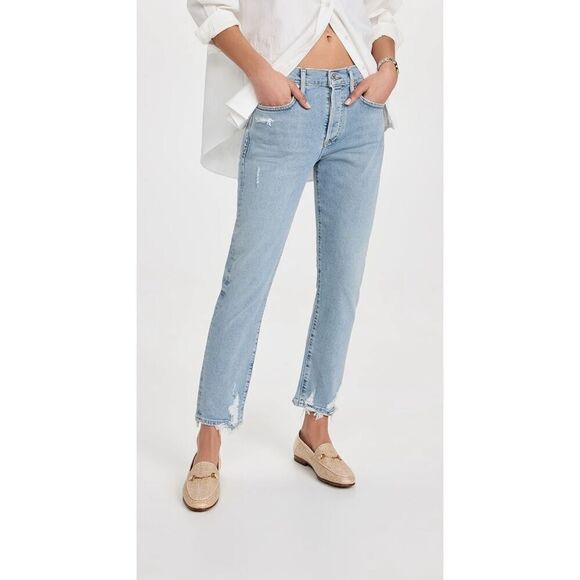 Citizens of Humanity Womens Emerson Premium Vintage Boyfriend Jeans Slushie Blue - Picture 1 of 15